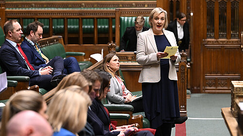 Lisa Smart MP speaking in Parliament © House of Commons