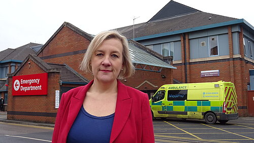 Lisa Smart at Stepping Hill Hospital