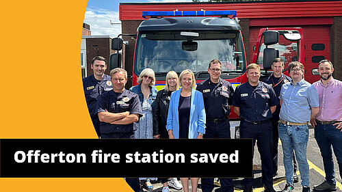 Offerton fire station saved