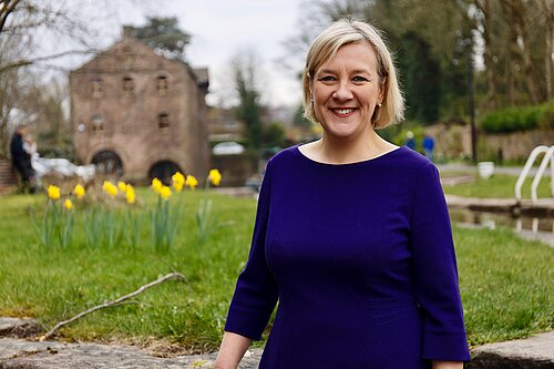 Lisa Smart MP at Marple Locks